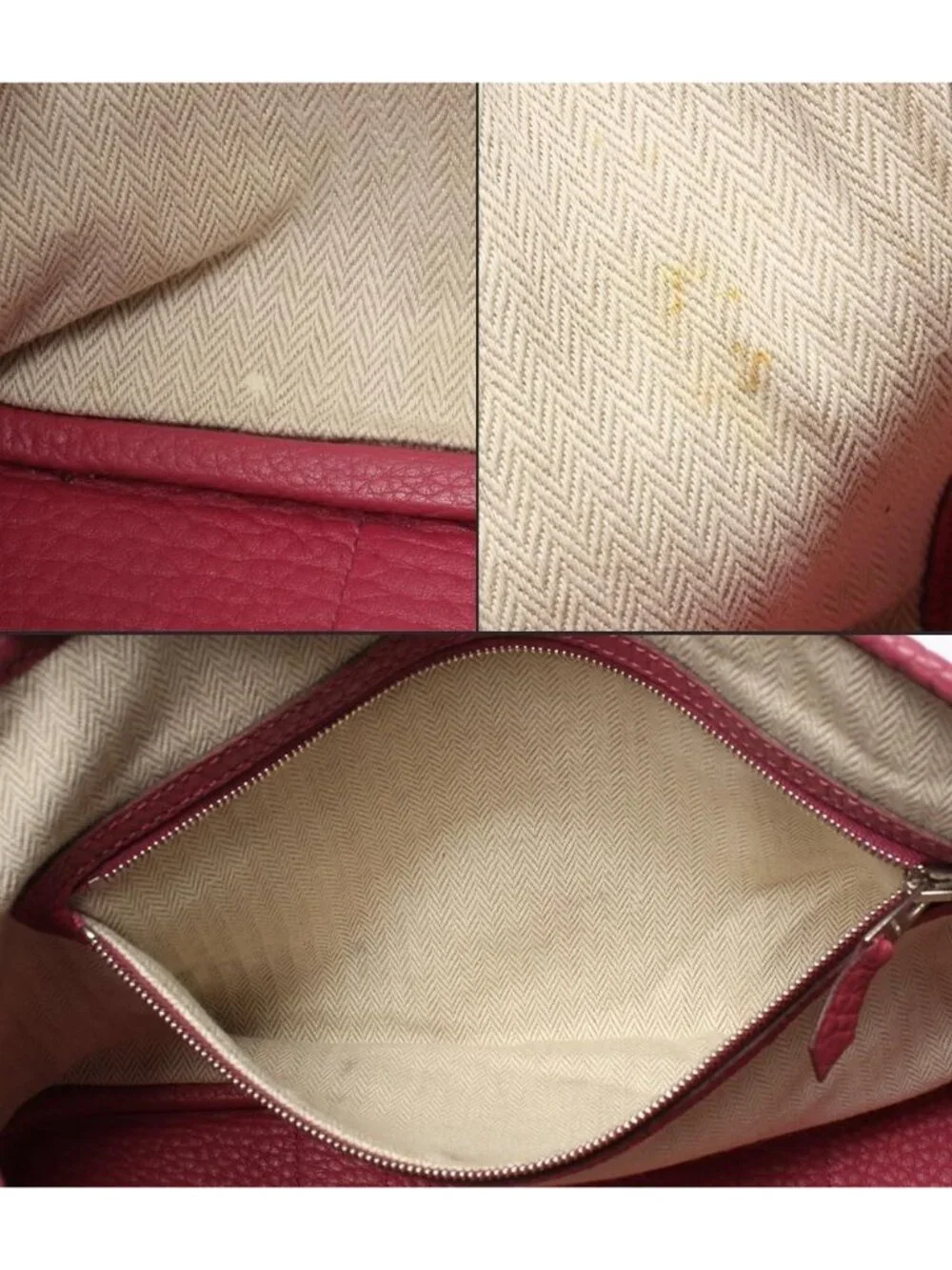Hermes Handbag Silver Garden Party TPM